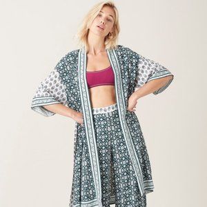 Tigerlily Odia Kimono Green NWT